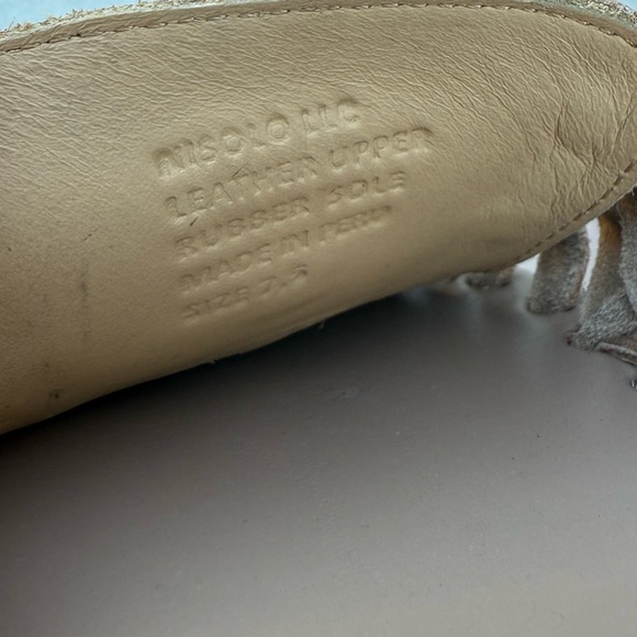 Nisolo Tan Leather Woven Huarache Sandals Women’s Size 7.5 - Picture 6 of 7